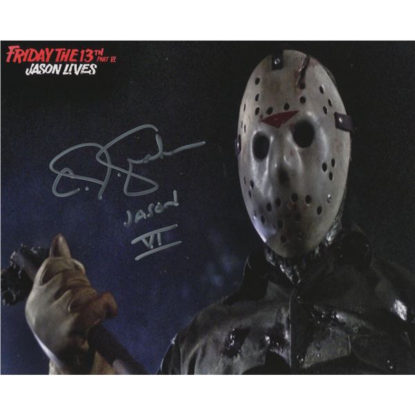 Friday the 13th Part VI Jason Lives CJ  Graham signed movie photo
