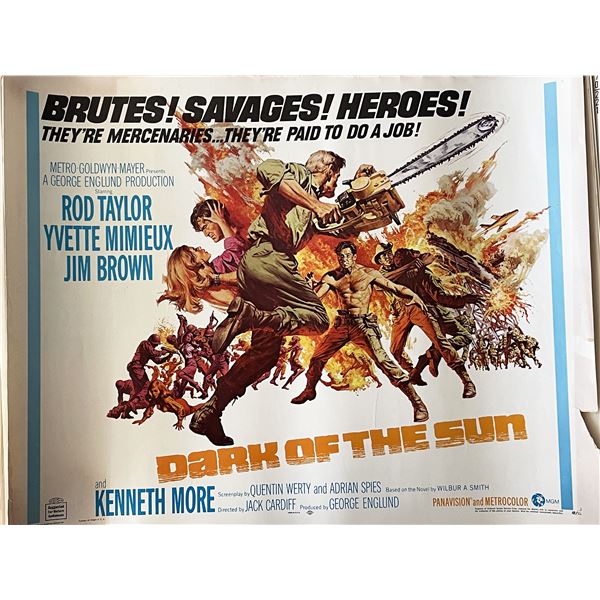 Dark of the Sun 1968 vintage movie poster