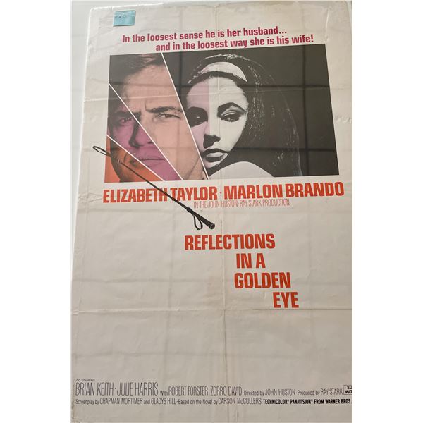 Reflections In A Golden Eye vintage movie poster