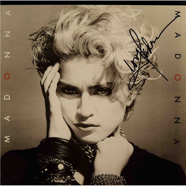 Madonna signed debut album Madonna