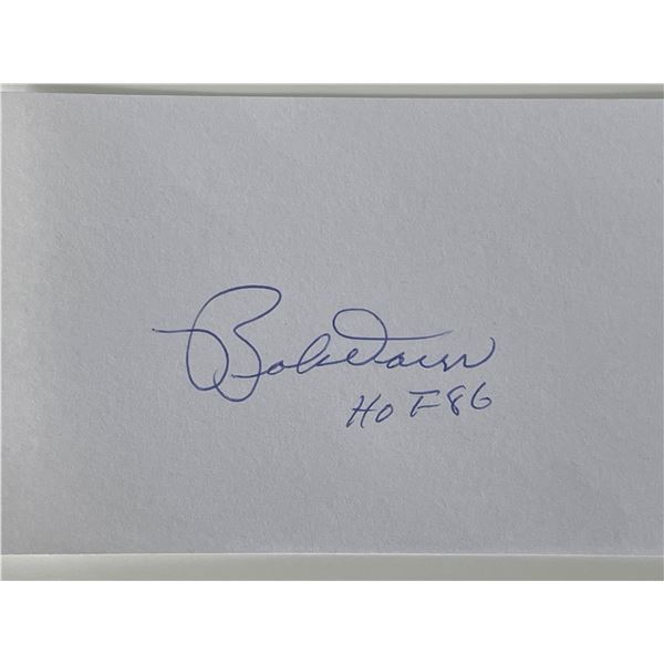 Boston Red Sox Bobby Doerr autograph note