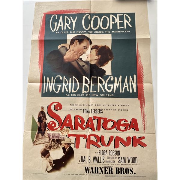 Saratoga Trunk vintage movie poster