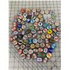 Image 1 : VINTAGE BOTTLE CAP COLLECTION SODA POP BEER ETC MANY ARE CORK LINED