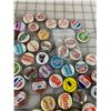 Image 3 : VINTAGE BOTTLE CAP COLLECTION SODA POP BEER ETC MANY ARE CORK LINED