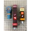 Image 1 : LOT OF 3 STANLEY PARK BREWING DRAFT BEER TAP HANDLES