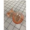 Image 3 : VINTAGE MINIATURE PINK GLASS HEN ON A NEST