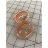 Image 4 : VINTAGE MINIATURE PINK GLASS HEN ON A NEST