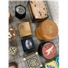 Image 5 : LOT OF TRINKET BOXES TINS ETC