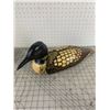 Image 1 : LARGE CARVED LOON BY THE WOODEN BIRD FACTORY