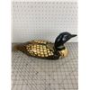 Image 2 : LARGE CARVED LOON BY THE WOODEN BIRD FACTORY