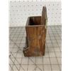 Image 2 : VINTAGE WOODEN MATCH HOLDER