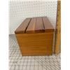 Image 2 : WOODEN STOOL WITH STORAGE