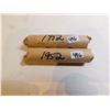 Image 1 : 2 ROLLS 1952 ONE CENT
