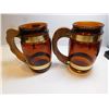 Image 2 : PRMIUM GRAIN BELT BEER WOOD HANDLED MUGS SIESTA WARE