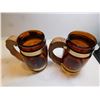 Image 3 : PRMIUM GRAIN BELT BEER WOOD HANDLED MUGS SIESTA WARE