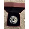 Image 2 : Canada 2013 Holiday Wreath 1 oz. Pure silver $20 proof coin, 5 Swarovski crystals.  RCM box and COA.