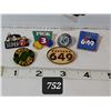 Image 1 : Lotto collector pins.
