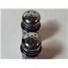 Image 4 : Cobalt blue salt & pepper shakers & footed salt cellar.
