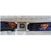 Image 3 : Superman board poster 19”X14”. Superman seat belt style belt.