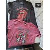 Rolling Stones, Guns & Roses T-shirts. Size l and xl