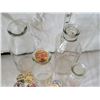 Image 2 : Old glass milk bottles & assorted dairy caps.