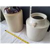 Image 3 : Vintage stoneware crock & jug.
