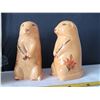 Image 4 : Vintage milk glass spice containers & Sask. Prairie dog shakers.
