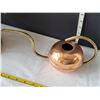 Image 2 : Copral copper fondue pot with porcelain handles & watering pot. Portugal.