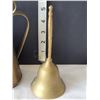 Image 4 : Brass bell, candle sticks & plant water spritzer.