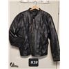 Image 1 : XL leather biker jacket. Zip out liner, many pockets.