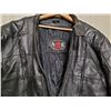 Image 4 : XL leather biker jacket. Zip out liner, many pockets.