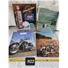Image 1 : Harley Davidson parts catalogues & magazines.