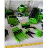 Image 3 : Group of farm equipment toys.