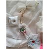 Image 2 : Barbies. Vintage wedding dress & accessories.