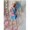 Image 2 : 2 Barbie's. Tennis Time Barbie outfit. 1970's Superstar Barbie pink gown & 1979 Superstar beauty sec