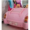 Image 4 : Barbie car & 3 dolls.