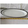 Image 3 : Vintage Belkaft German fine China, platinum trim. "Midnight Lace” Large platter & open vege