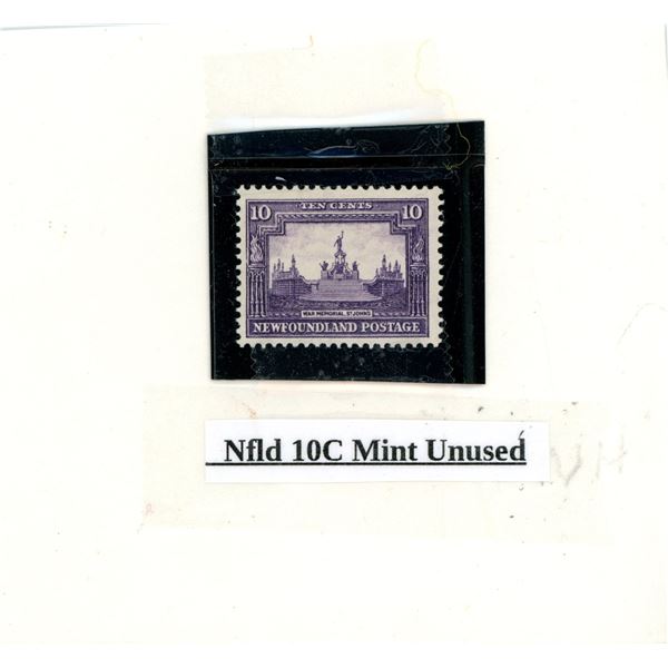 Nfld 10C Mint Unused Stamp