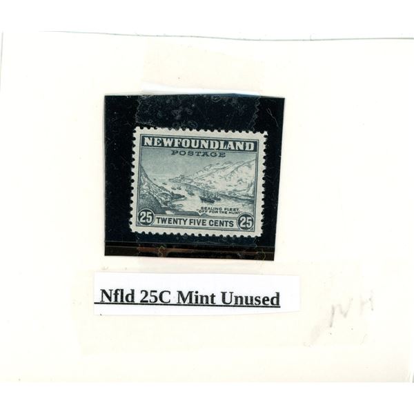 Nfld 25C Mint Unused Stamp