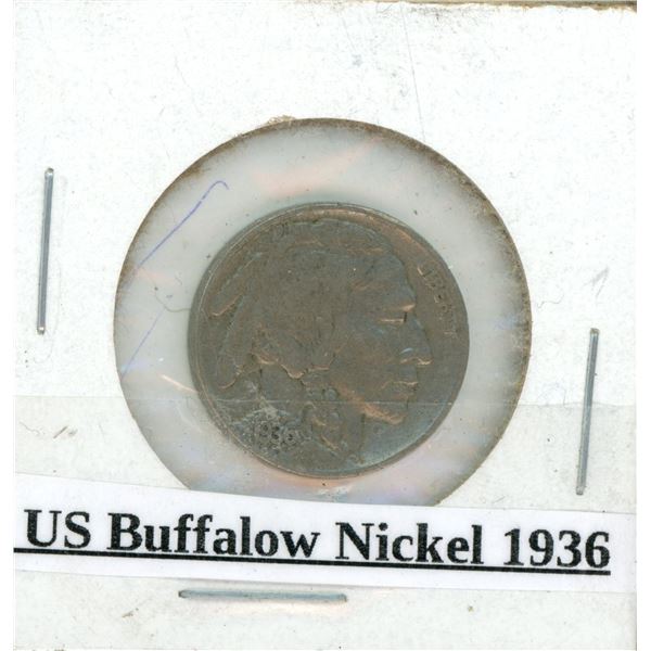 US Buffalow Nickel 1936