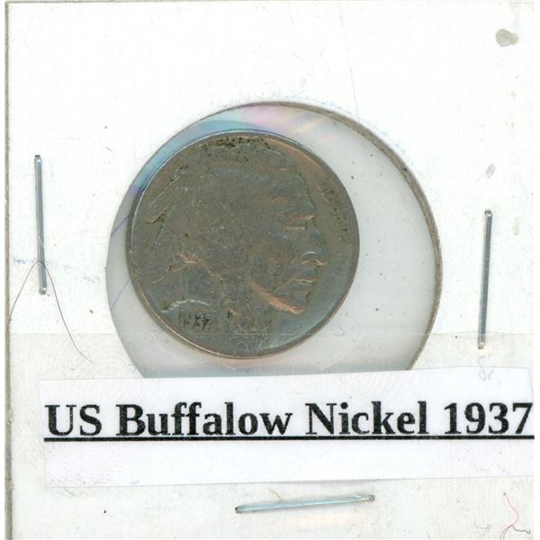 US Buffalow Nickel 1937