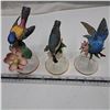 Image 1 : 3 bird decoration hand bells, made of glass and ceramic