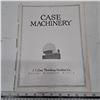 Image 1 : case machinery book - missing a couple pages