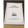 Image 4 : case machinery book - missing a couple pages