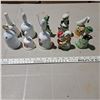 Image 1 : ceramic hand bells decorations miniatures