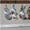 Image 3 : ceramic hand bells decorations miniatures