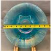 Image 2 : Fenton 1920's celeste blue stretch carnival glass large bowl