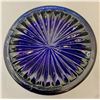 Image 4 : Northwood 1909 cobalt blue, gothic grape carnival glass