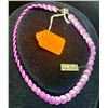 Image 1 : vintage lucite lavender 16" necklace