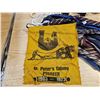 Image 2 : Bin of Misc Ties/Leather Belts/Banner